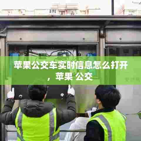 苹果公交车实时信息怎么打开，苹果 公交 