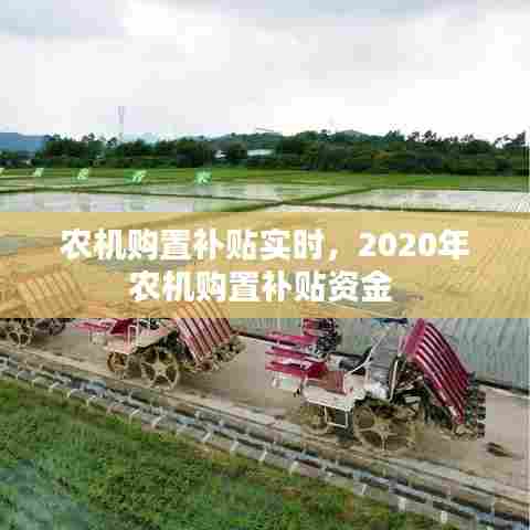 农机购置补贴实时，2020年农机购置补贴资金 