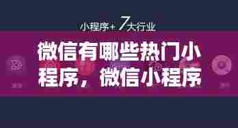 微信有哪些热门小程序,微信小程序最近出来比较火的软件