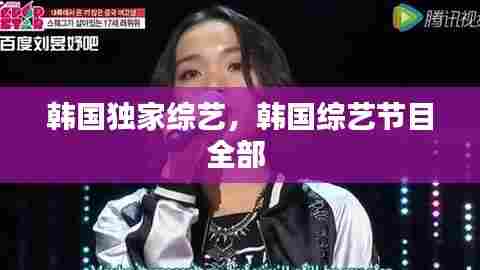 韩国独家综艺,韩国综艺节目全部
