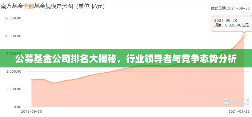 公募基金公司排名大揭秘,行业领导者与竞争态势分析