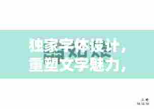 独家字体设计，重塑文字魅力，赋予全新生命力