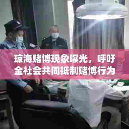 琼海赌博现象曝光，呼吁全社会共同抵制赌博行为，新闻头条关注！
