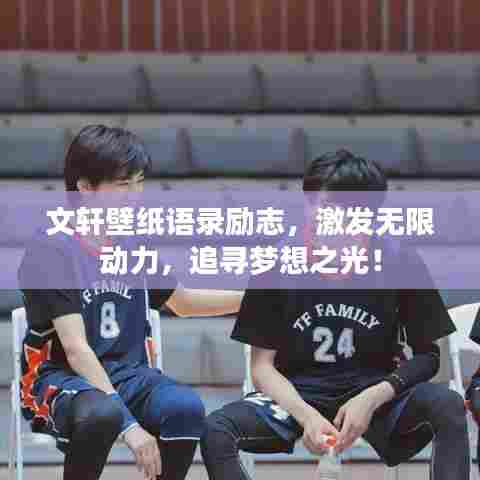 文轩壁纸语录励志，激发无限动力，追寻梦想之光！
