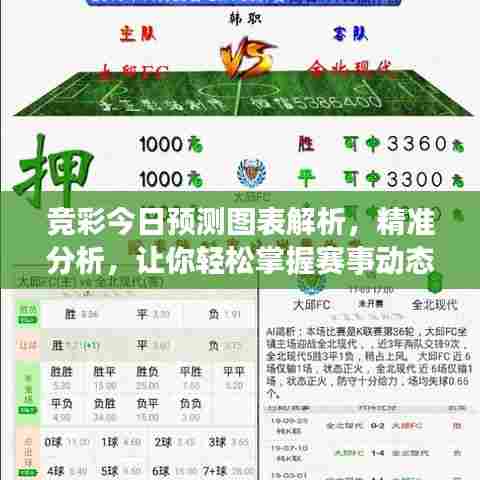 竞彩今日预测图表解析，精准分析，让你轻松掌握赛事动态！
